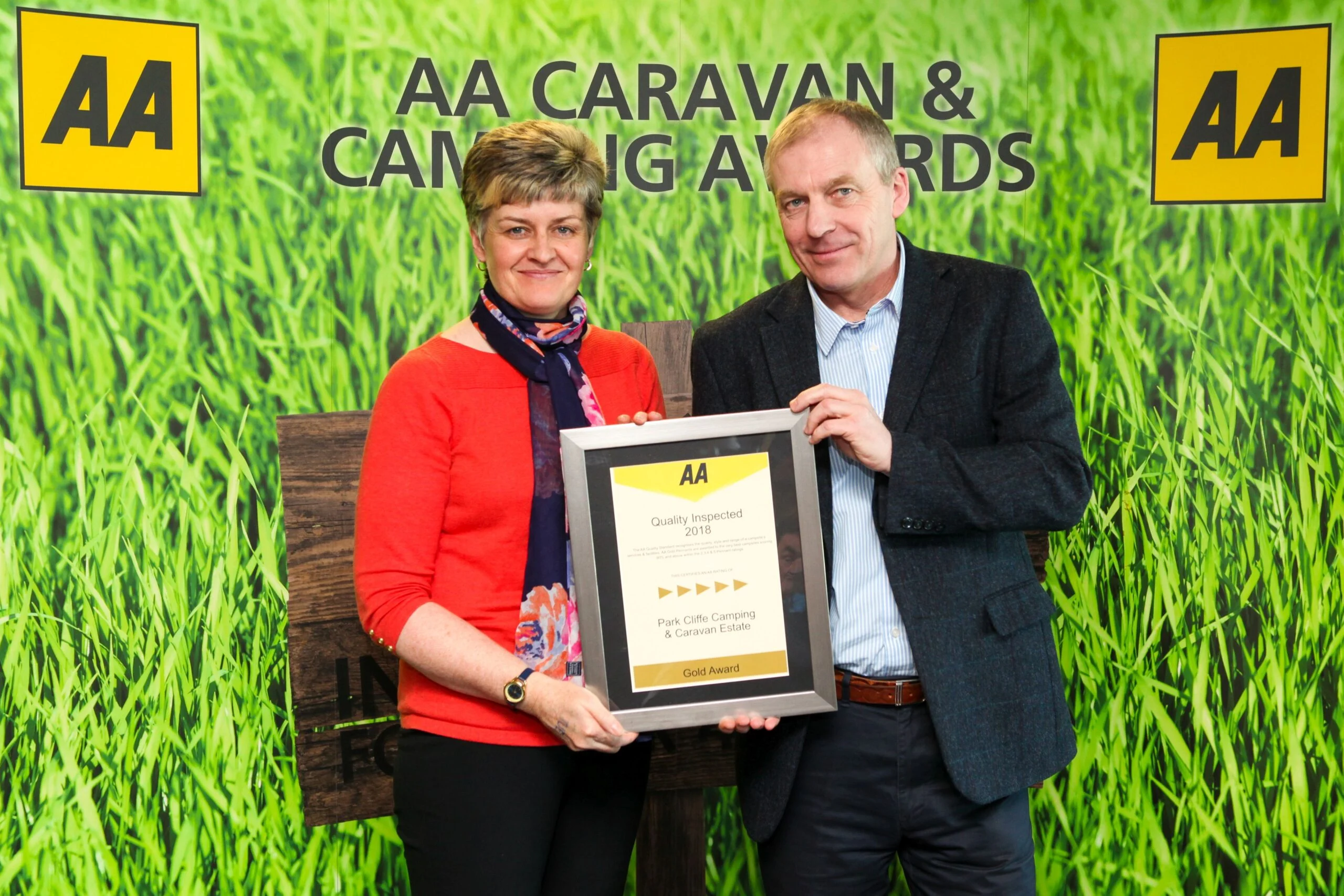 Park Cliffe win 2018 AA Gold Award