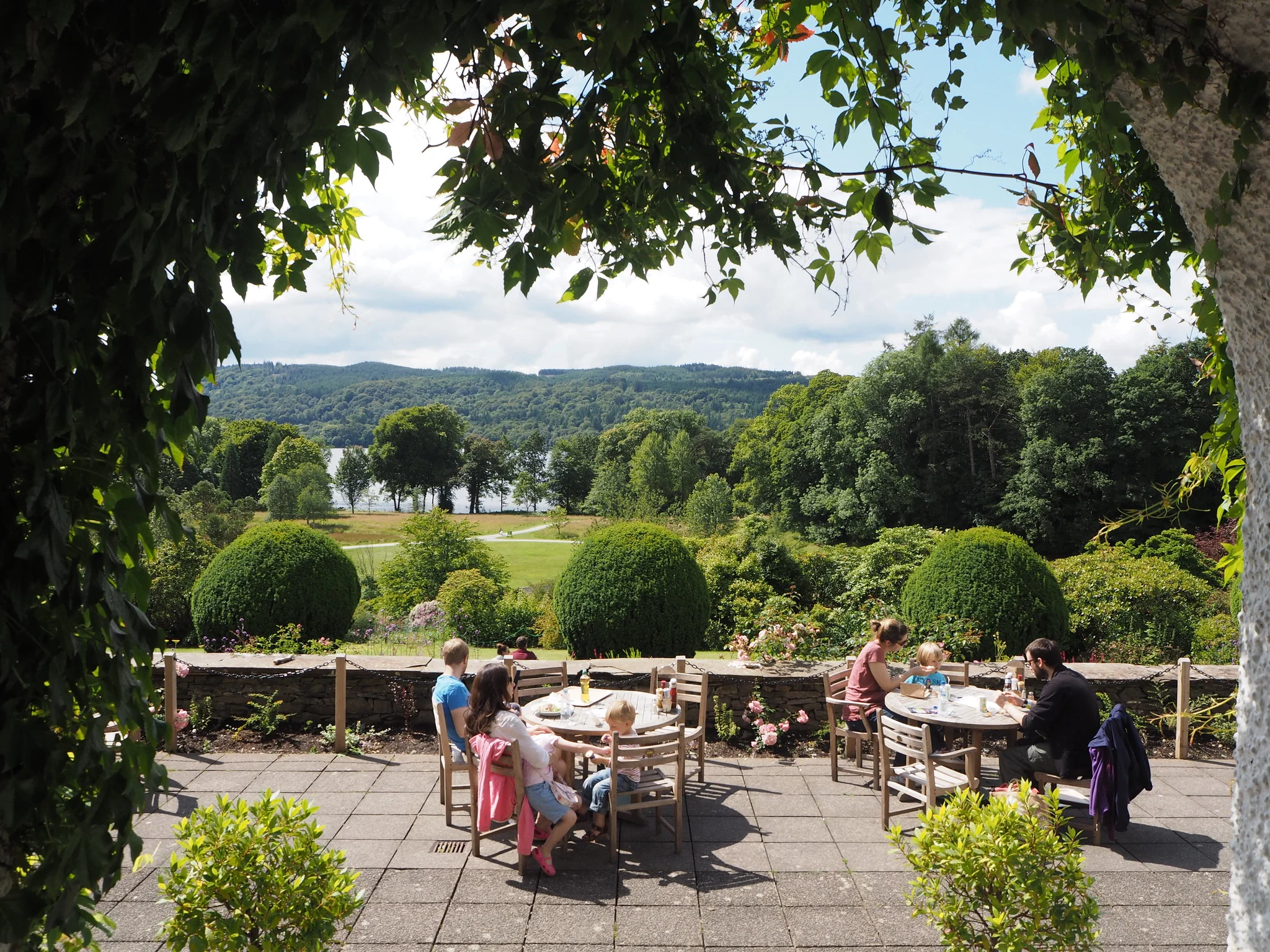 view from brockhole visitor centre