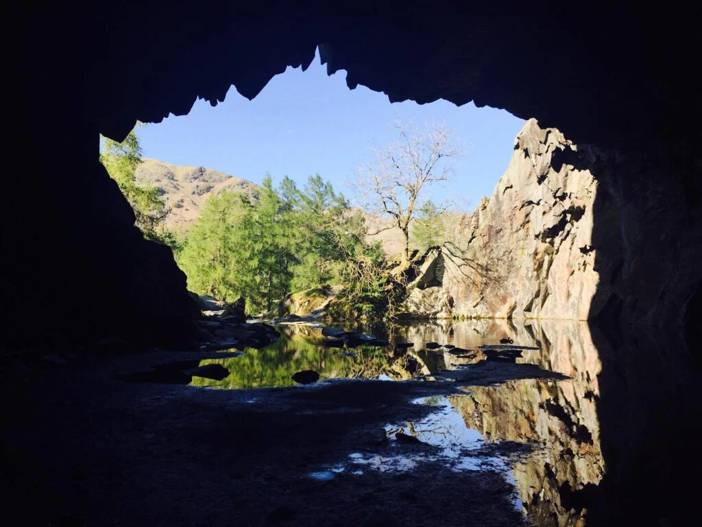 Rydal Caves lake District