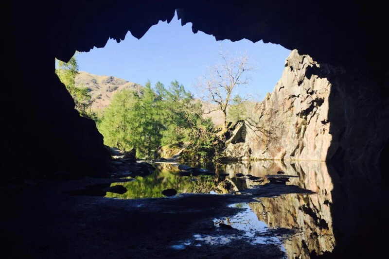 Rydal Caves lake District