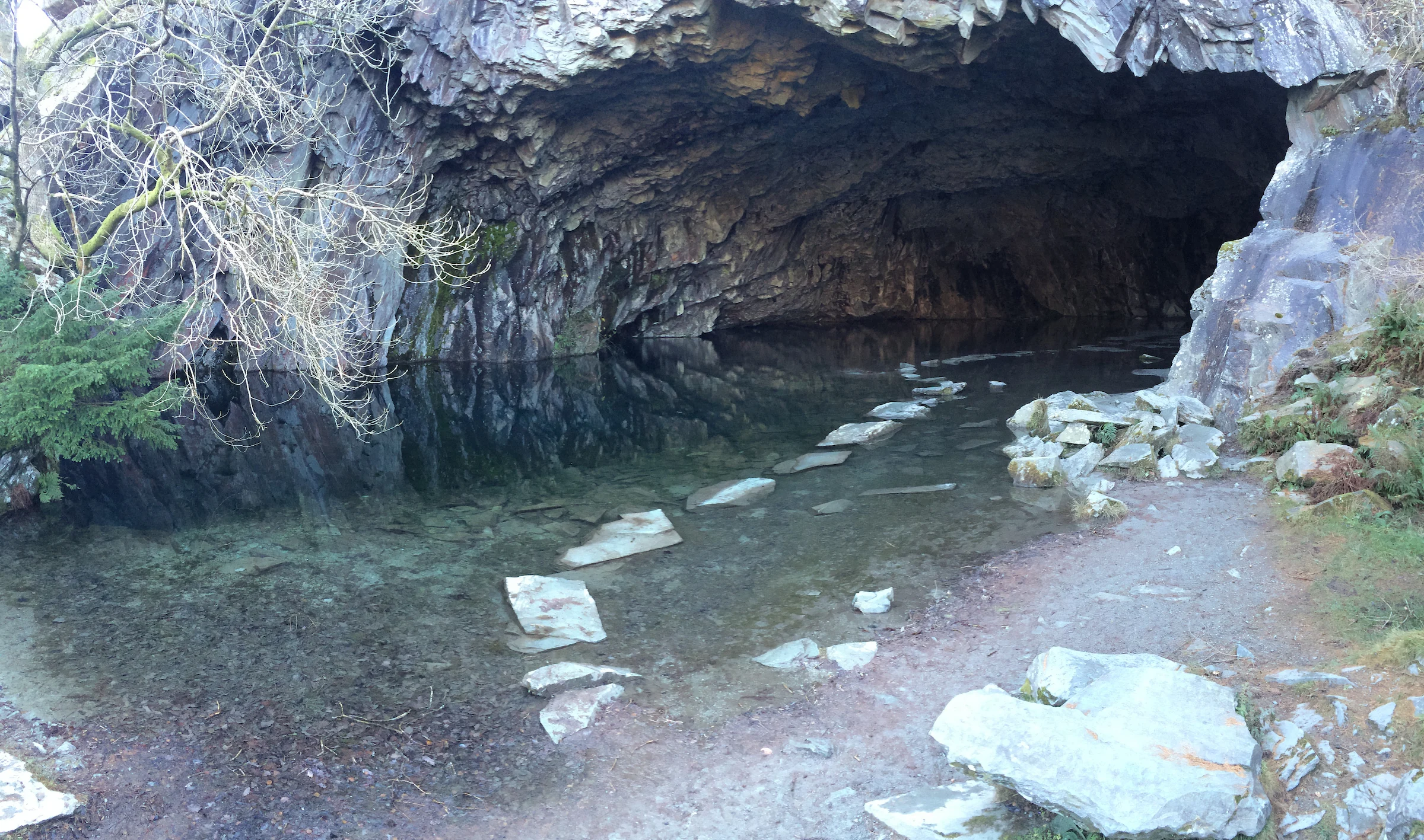 rydal caves in the lake district