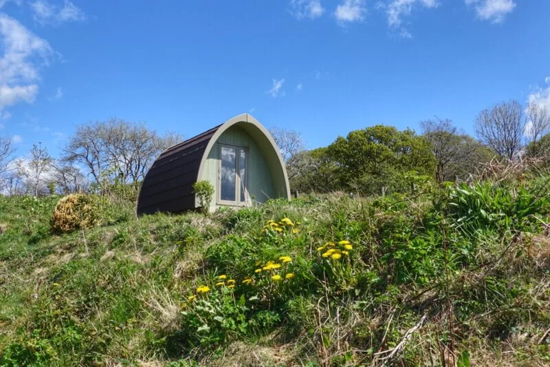 camping pods at park cliffe