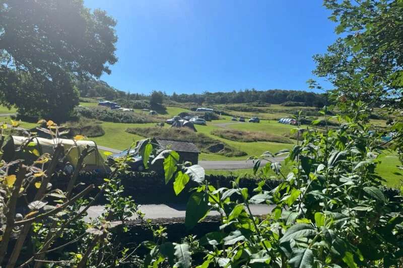 Camping field at Park Cliffe