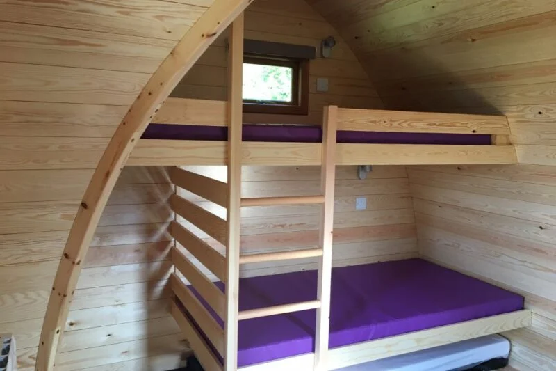 family vista pod bunk bed indoors