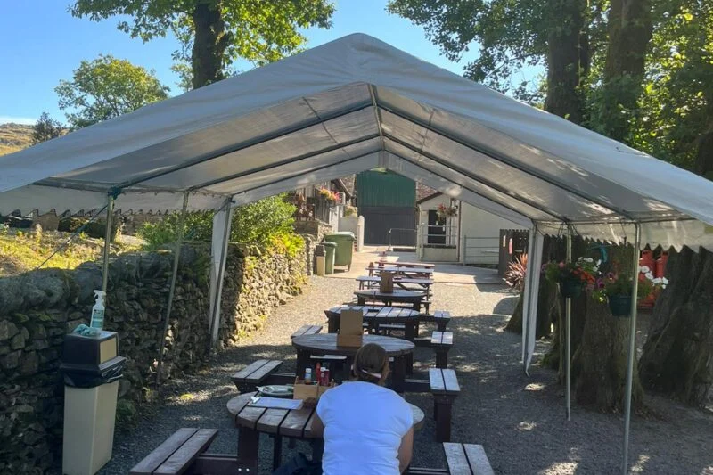 Relaxing at Park Cliffe