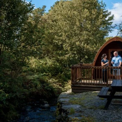 Streamside Camping Pod Park Cliffe Lake District