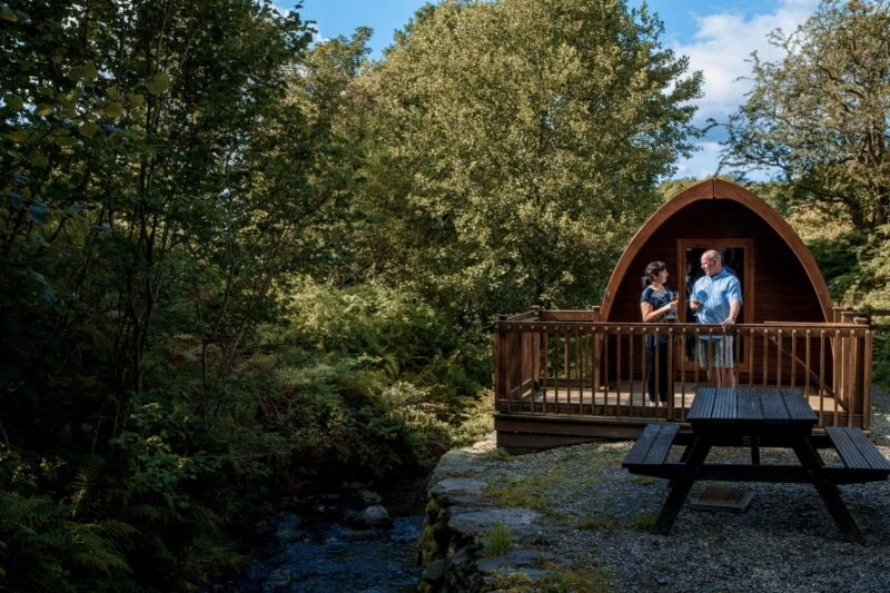 Streamside Camping Pod Park Cliffe Lake District