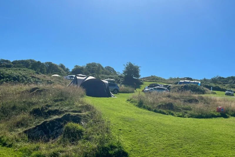 Camping at Park Cliffe in the Lake District
