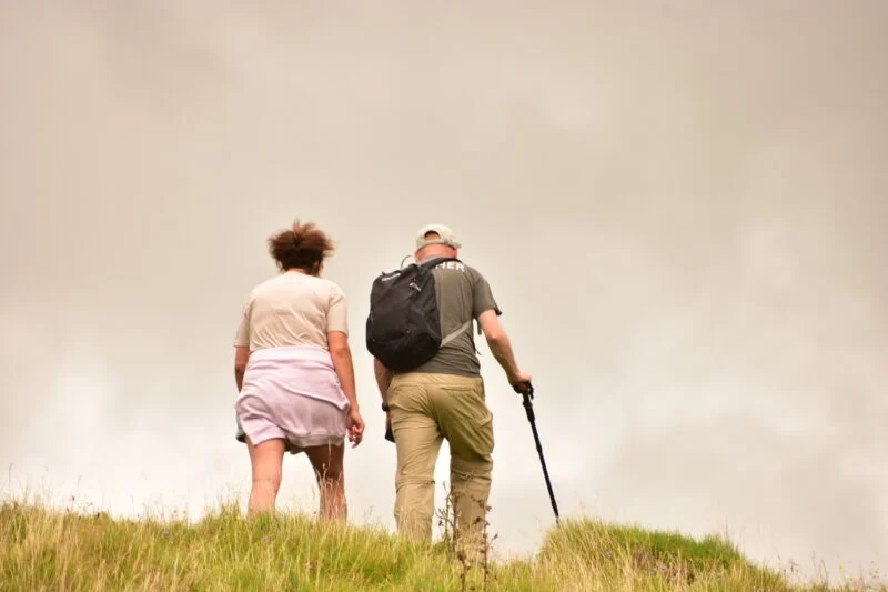 couple hiking