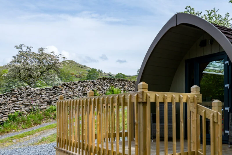 deluxe camping pod park cliffe