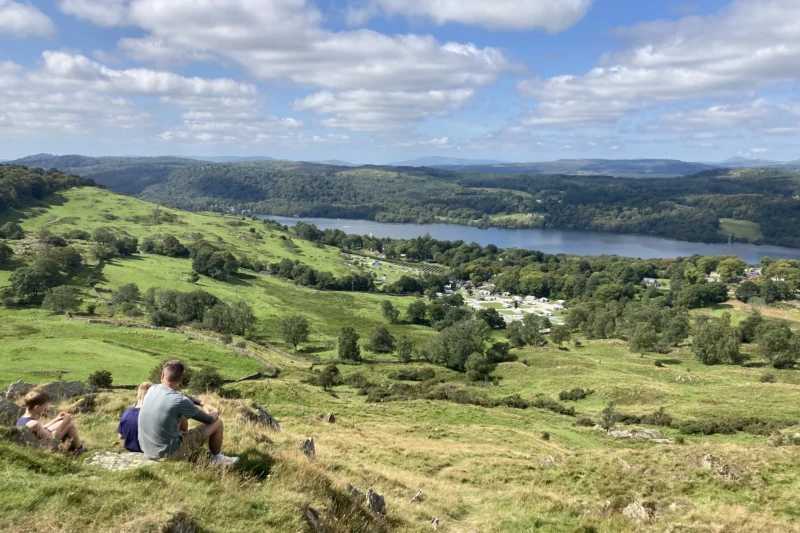 view overlooking windermere