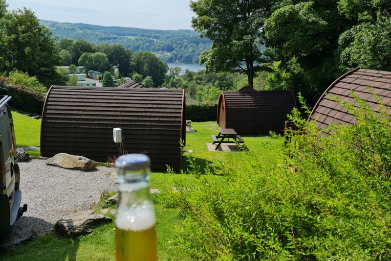 beer with a view at park cliffe