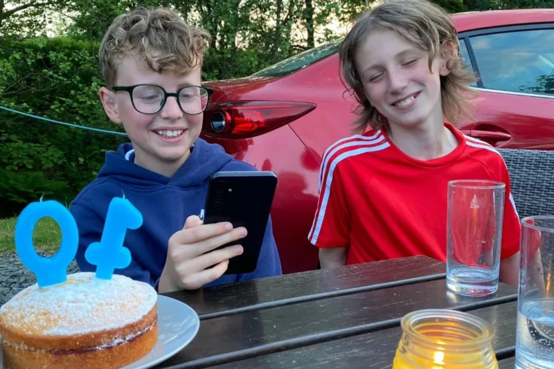 birthday cake at park cliffe