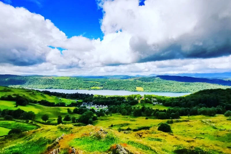 park cliffe with windermere in the background