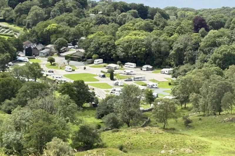 park cliffe touring area