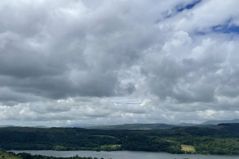 park cliffe cloudy sky and view