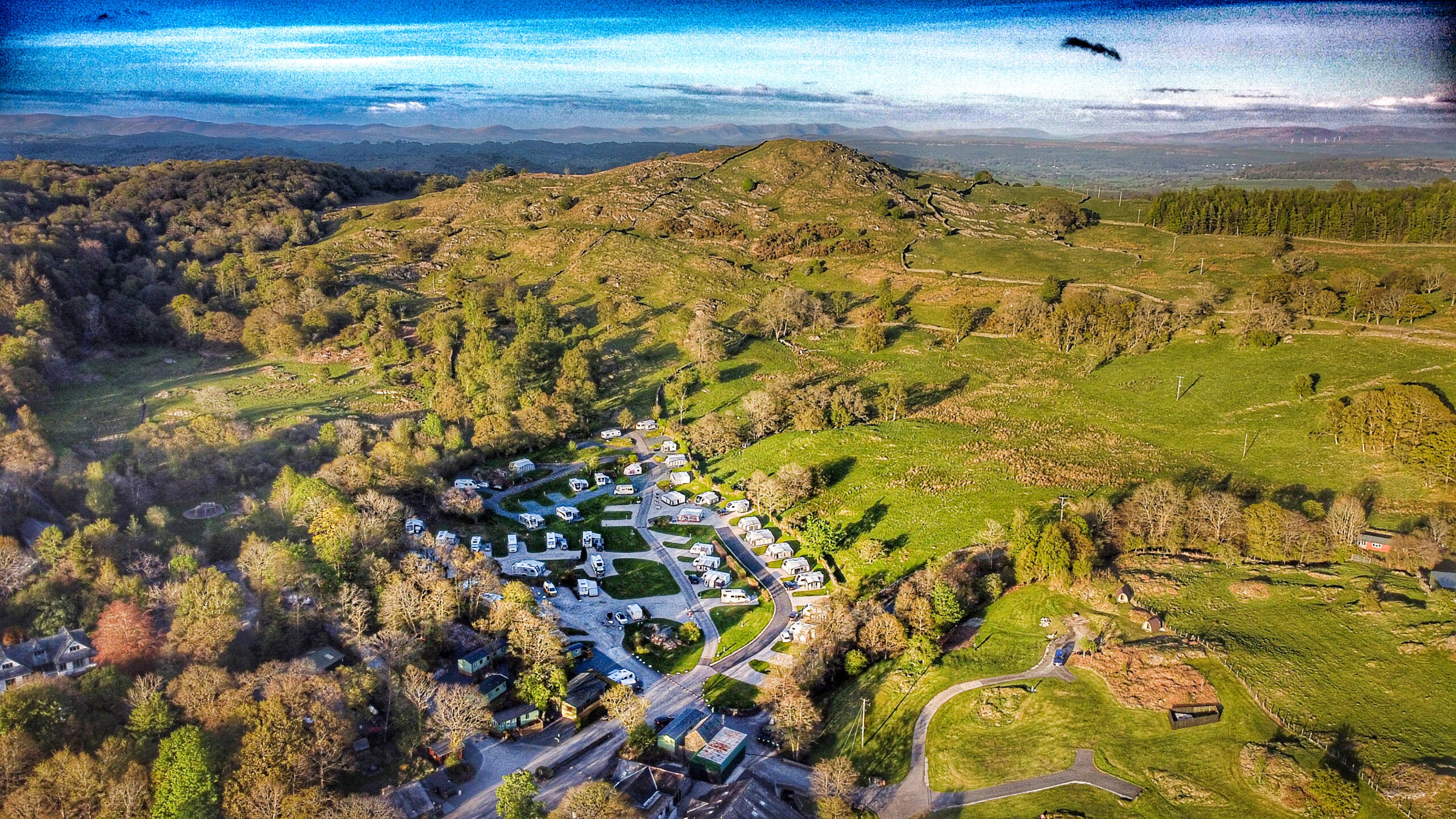 aerial view park cliffe