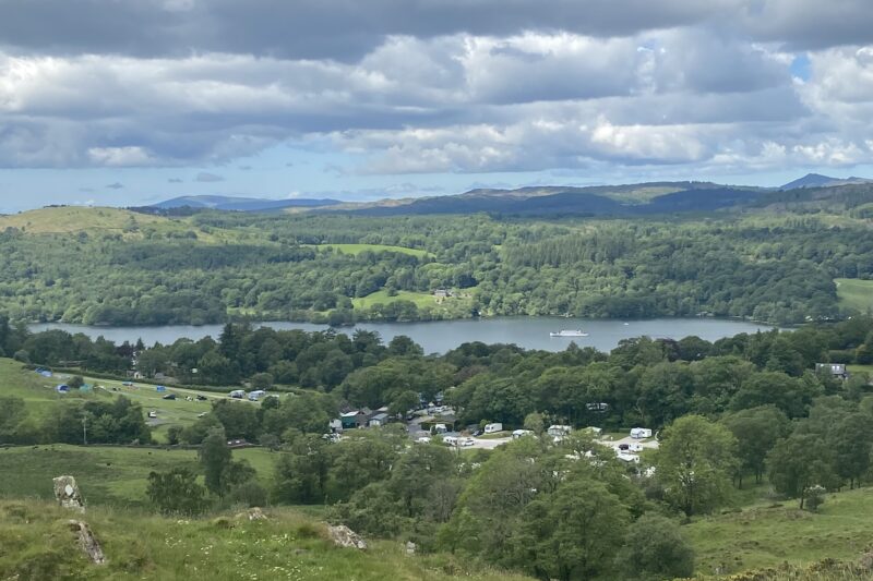 view over windermere and park cliffe