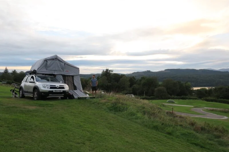 tent box car tent in the lake district