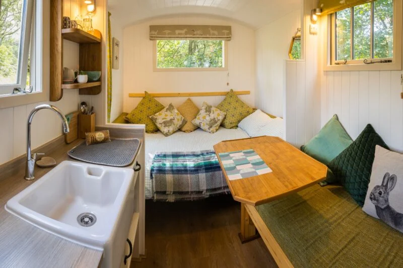 shepherds hut internal Lake District