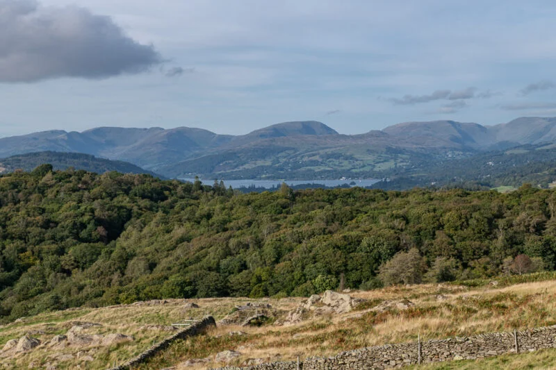 view over windermere from park cliffe
