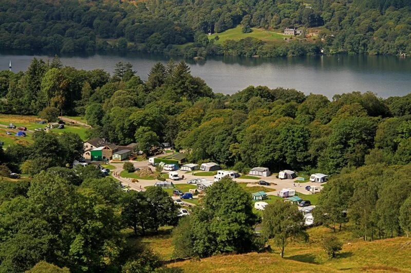 Park Cliffe Lake District Camping Lake View