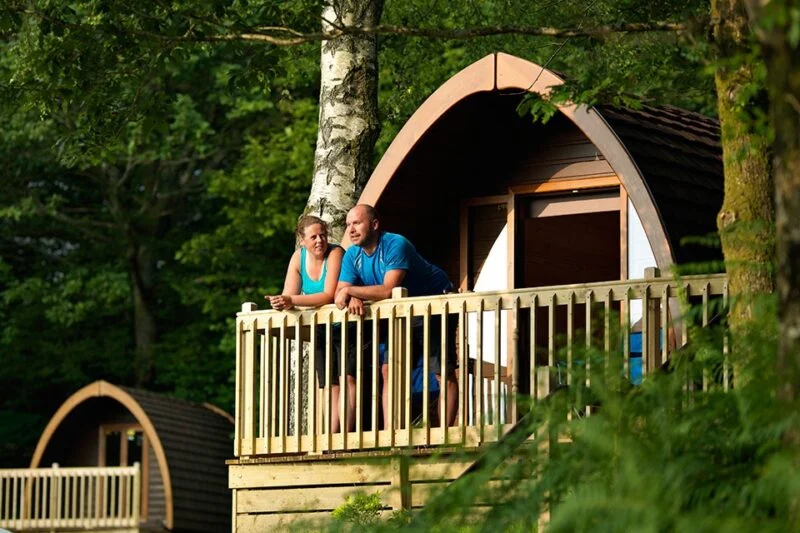 Park Cliffe Lake District Camping Pods Decking