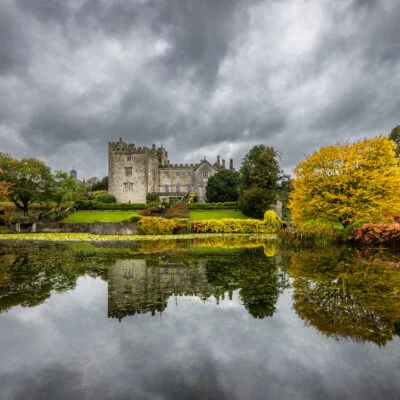 dramatic sky over sizergh castle