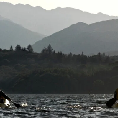 canoeing on windermere
