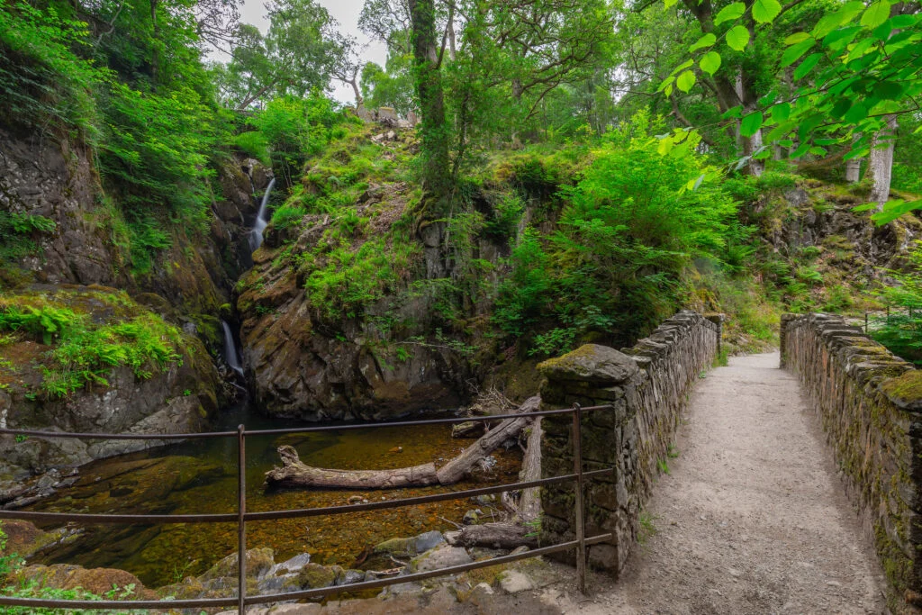 aira force waterfall in the lake district