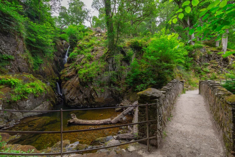 aira force waterfall in the lake district