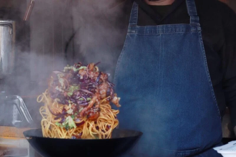 pop up street food trailers at park cliffe