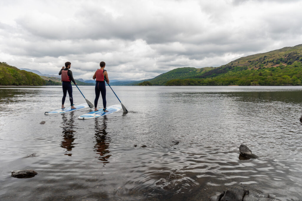 stand up paddleboarding consiton lake district