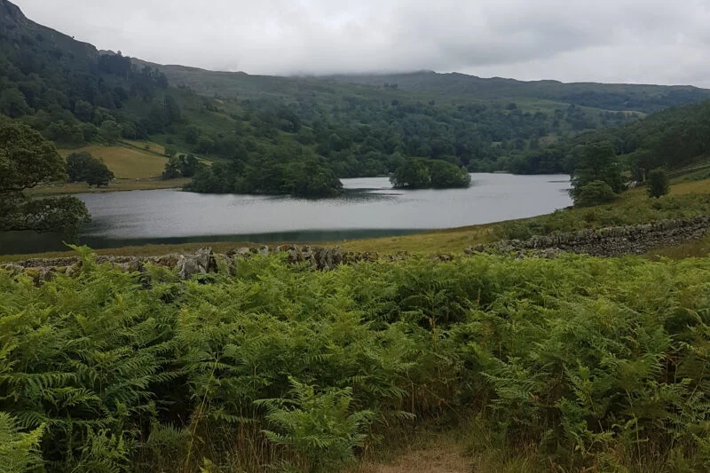 mist over lake district