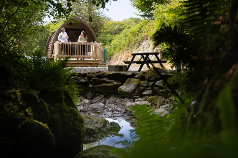 Camping Glamping Pod in Park Cliff Windermere