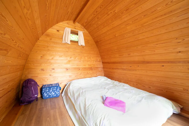 Double Bed Camping Pod at Park Cliffe