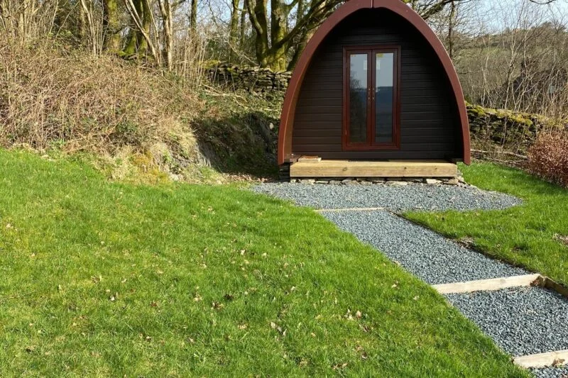 Standard pod dog friendly outside view