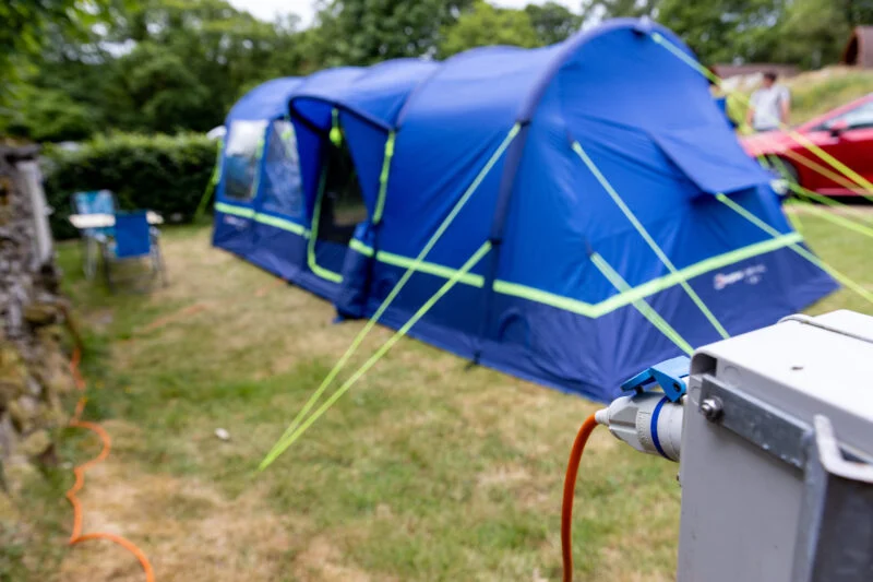 electric plug campsite lake district windermere
