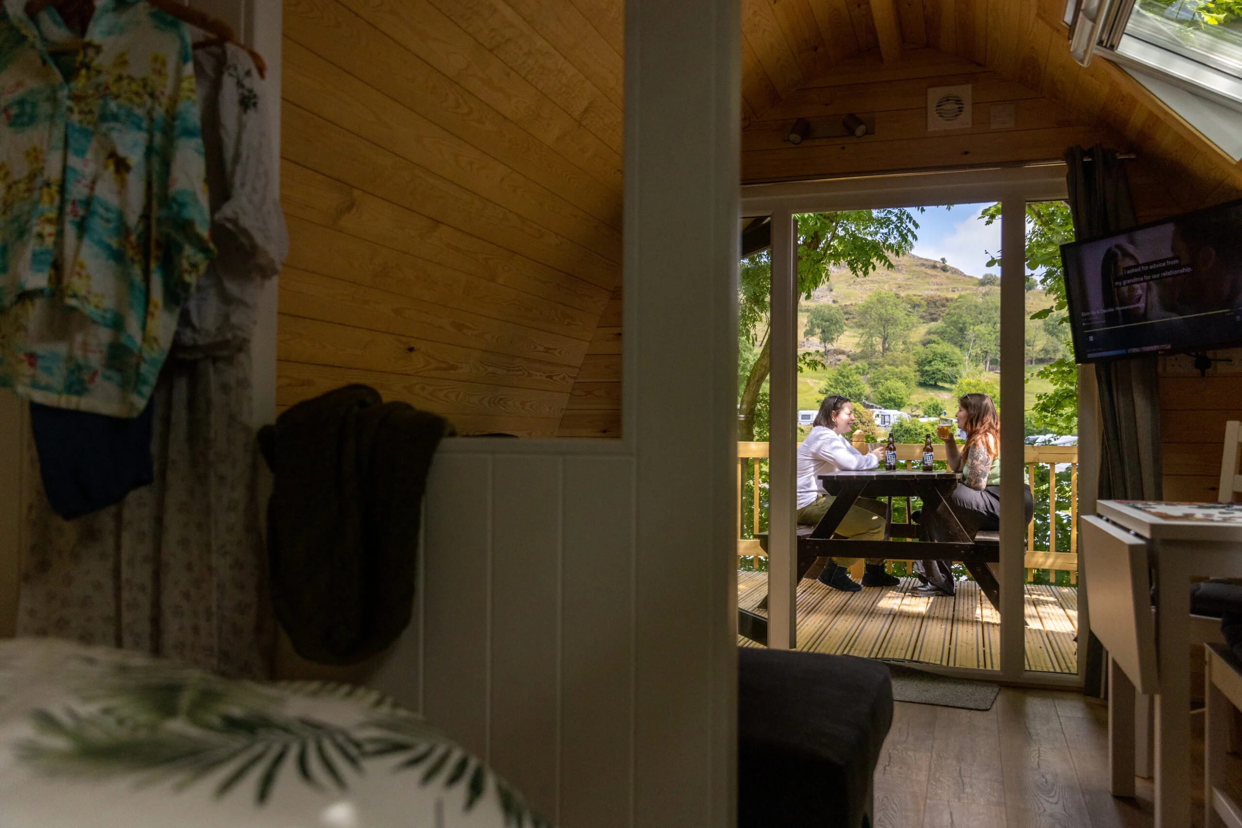 glamping pod in Park cliffe The Lake District