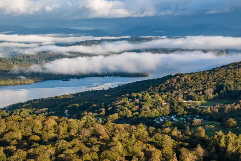 Park Cliffe from above Spend Easter in the Lake District