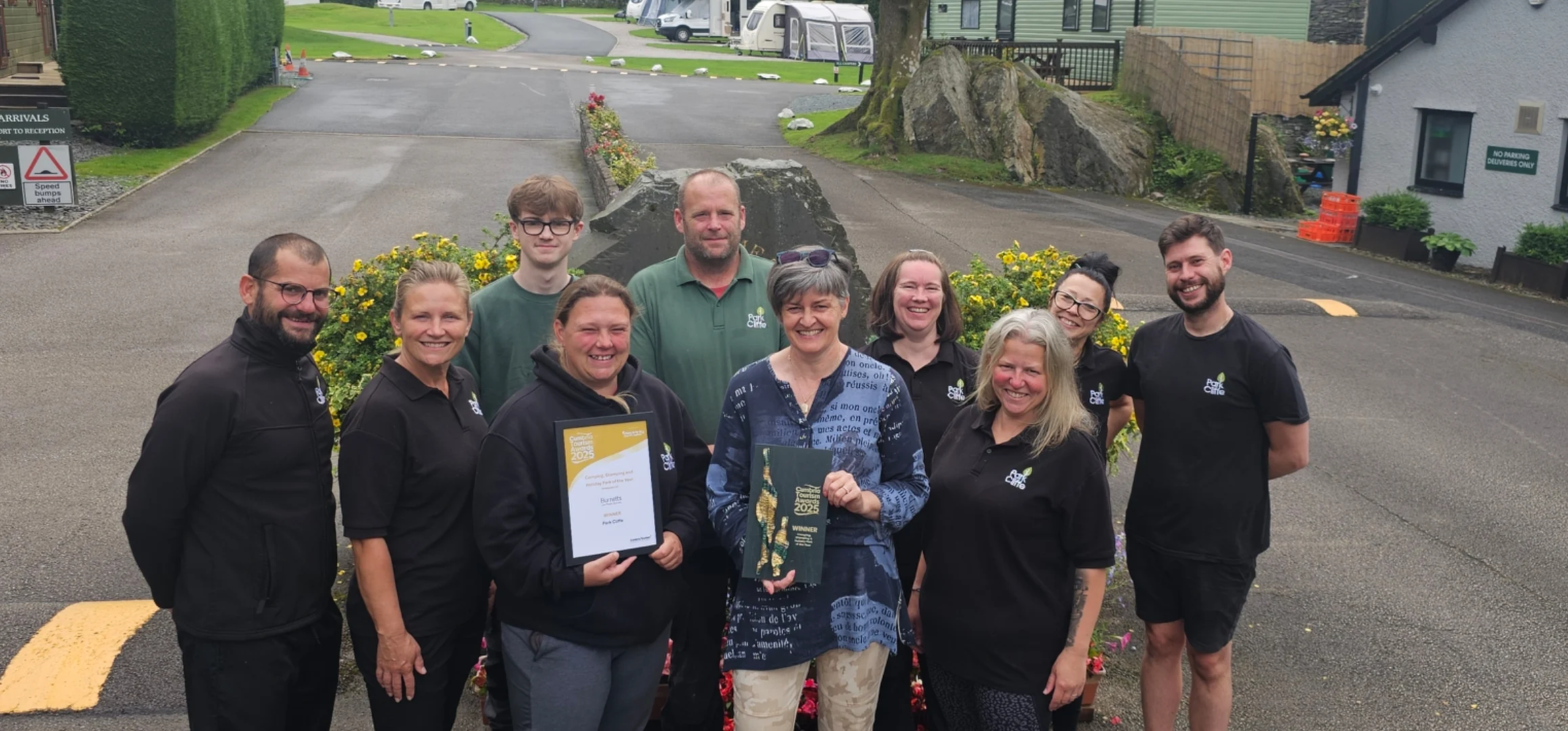 park cliffe caravan park award winners