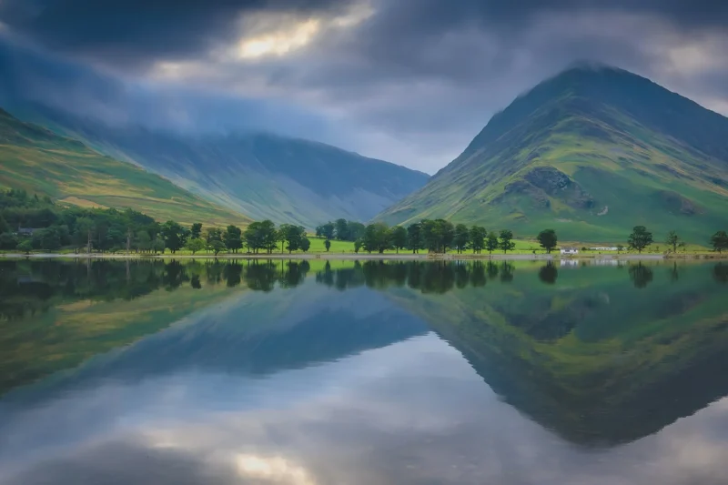 buttermere lake reflection
